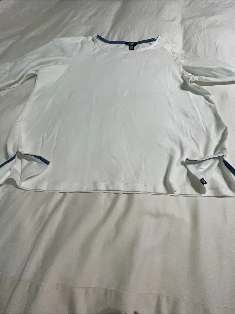 Lands' End Women's Plus Size 3/4 Sleeve‎ Cotton Supima Tunic